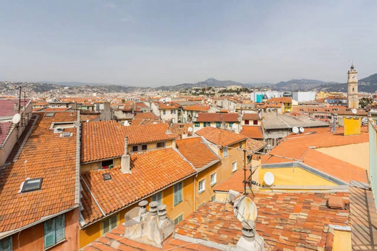 La Croix - F3, Terrasse Vue Panoramique, Vieux-Nice Old Town And Terrace Ницца