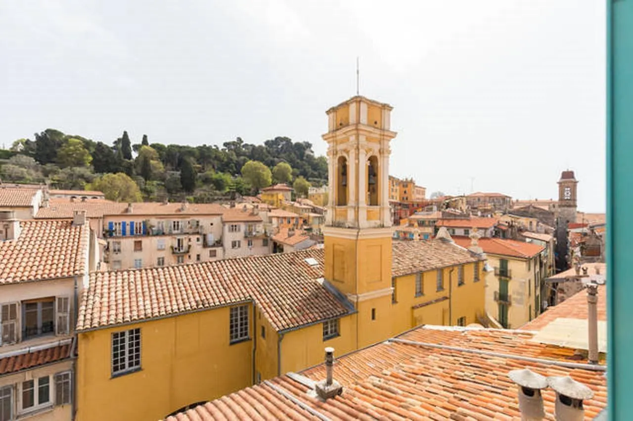 La Croix - F3, Terrasse Vue Panoramique, Vieux-Nice Old Town And Terrace 0*, Ницца