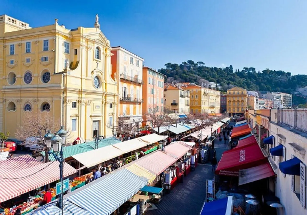 La Croix - F3, Terrasse Vue Panoramique, Vieux-Nice Old Town And Terrace Франция
