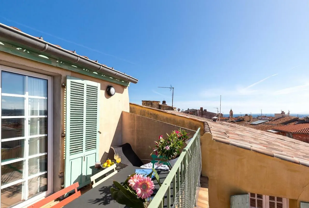 Apartment La Croix - F3, Terrasse Vue Panoramique, Vieux-Nice Old Town And Terrace France